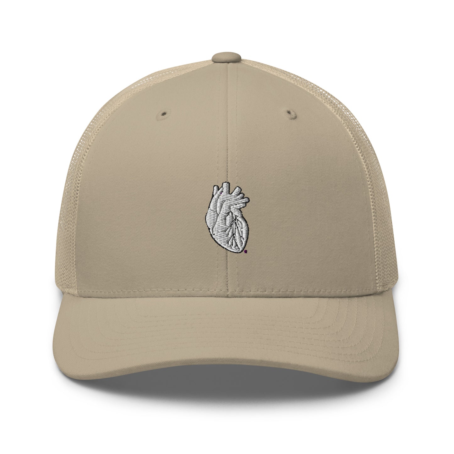 Embroidered Heart Trucker Cap