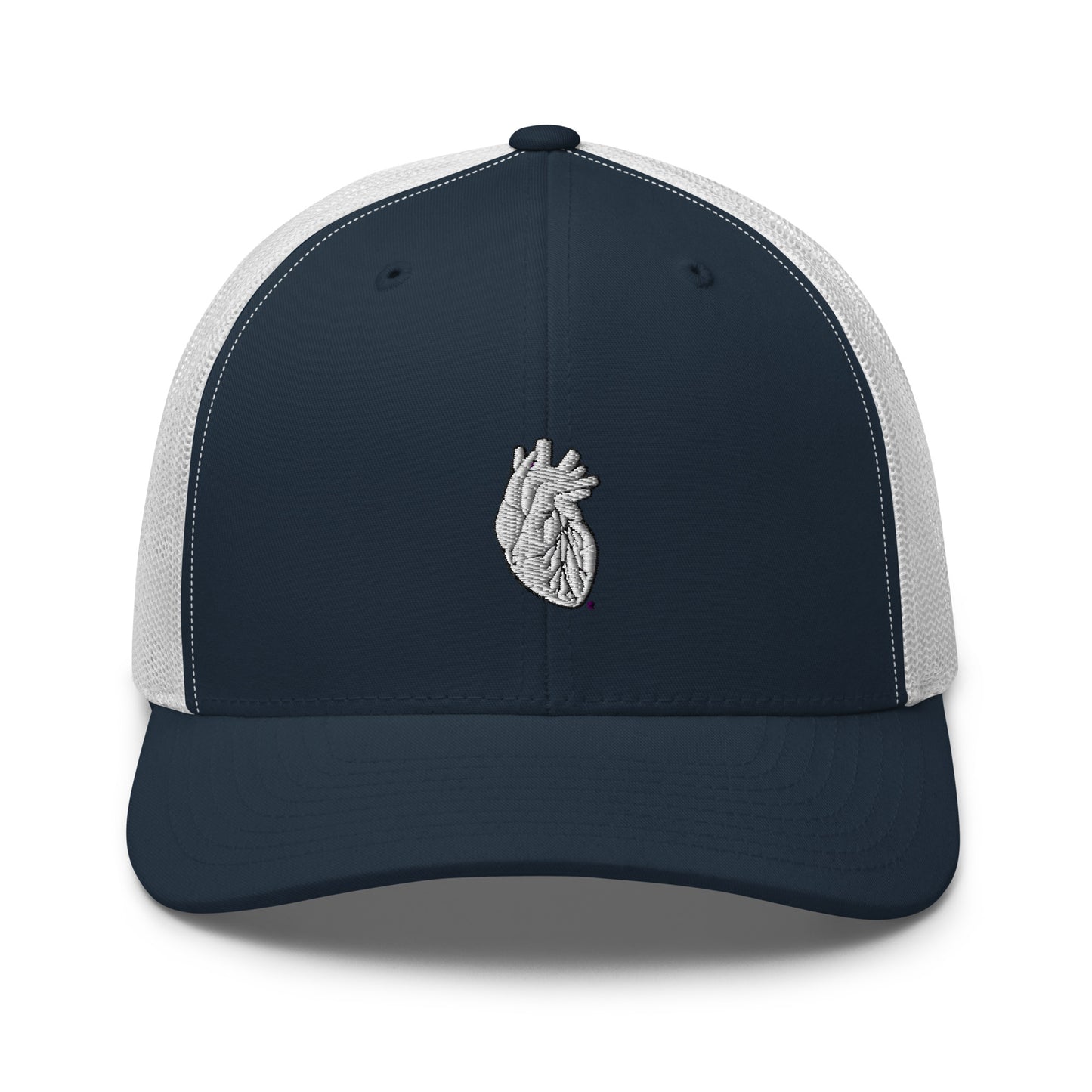 Embroidered Heart Trucker Cap