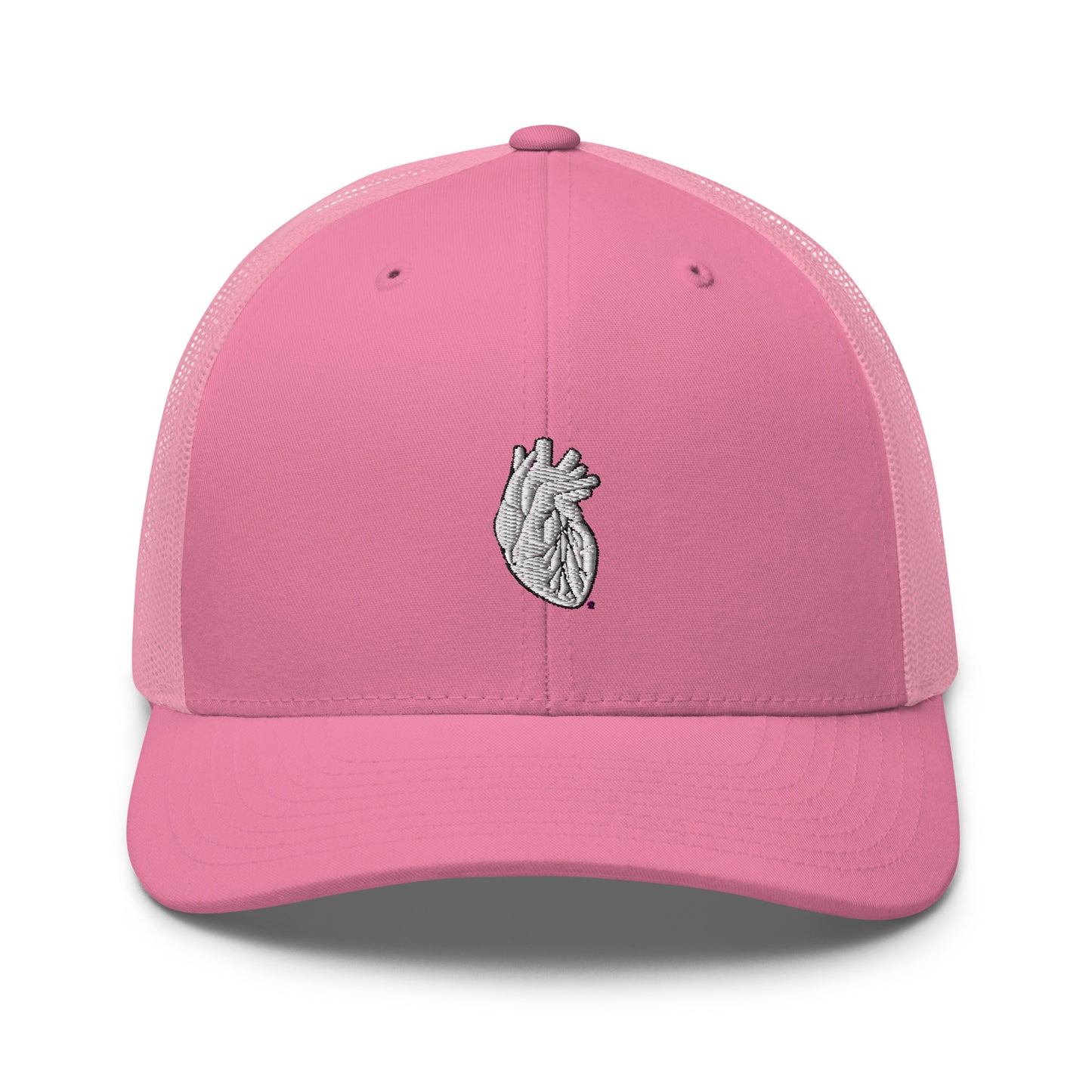 Embroidered Heart Trucker Cap