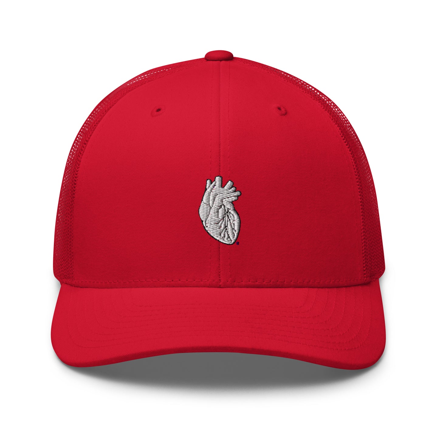 Embroidered Heart Trucker Cap