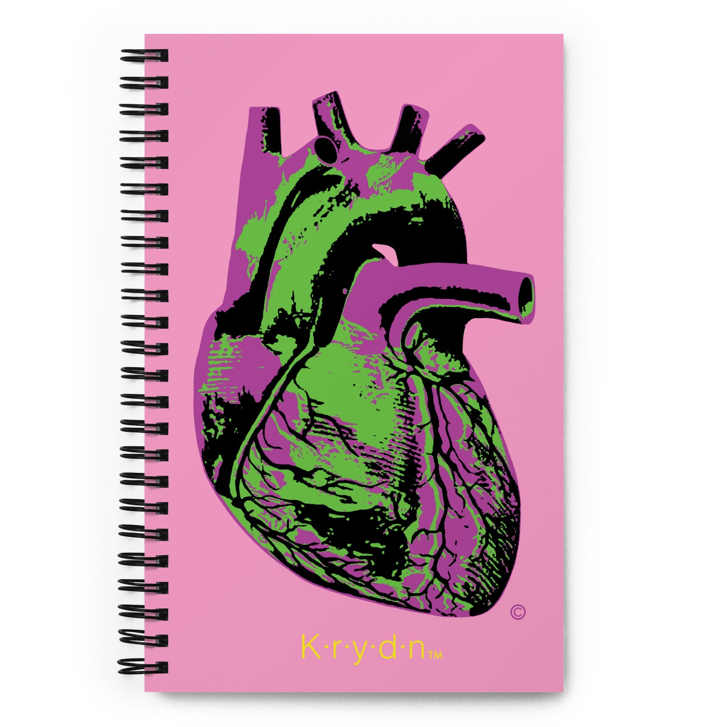 Spiral Pink notebook